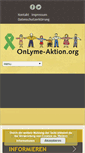Mobile Screenshot of onlyme-aktion.org